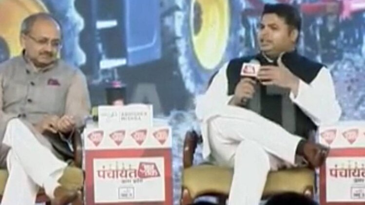 सिद्धार्थ नाथ सिंह और अभिषेक मिश्रा