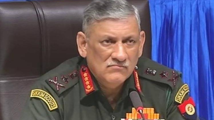 बिपिन रावत बोले- घाटी के हालात पर काबू पा लिया जाएगा