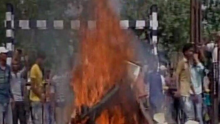 बिहार स्टेशन पर हंगामा