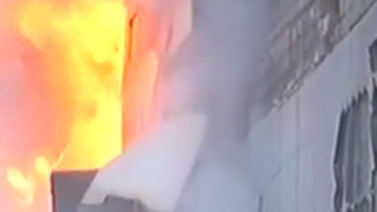 चेन्नई के सिल्क्स बिल्डिंग में लगी आग