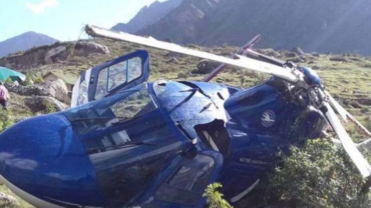 बद्रीनाथ में हेलिकॉप्टर क्रैश, 1 की मौत