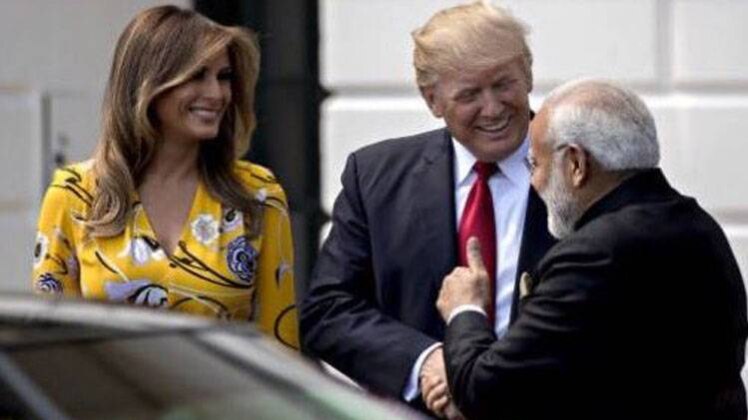 व्हाइट हाउस में पीएम मोदी का जोरदार स्वागत