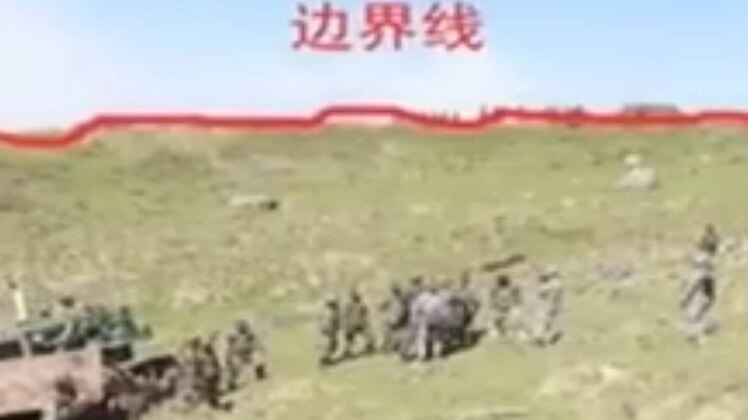 चीन ने किया सैन्याभ्यास किया