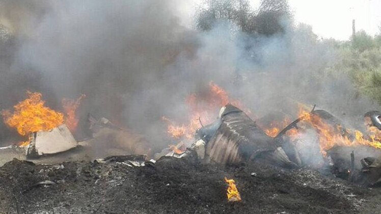 सेना का हेलीकॉप्टर हादसे का शिकार हुआ