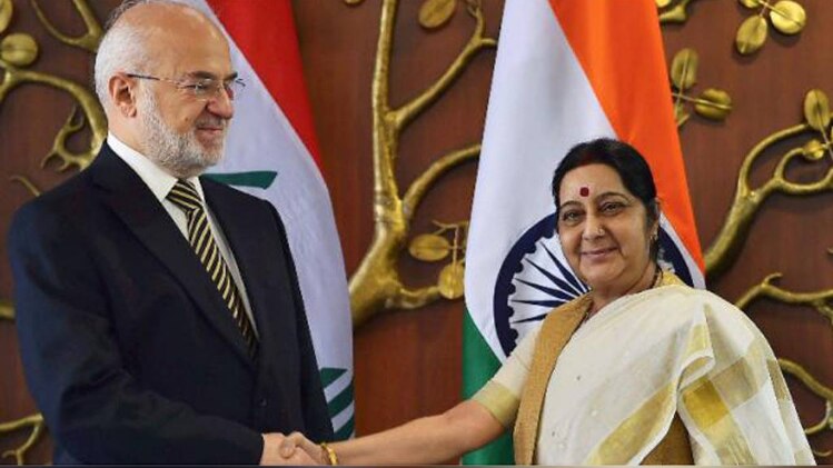 इब्राहीम-अल जाफरी और सुषमा स्वराज