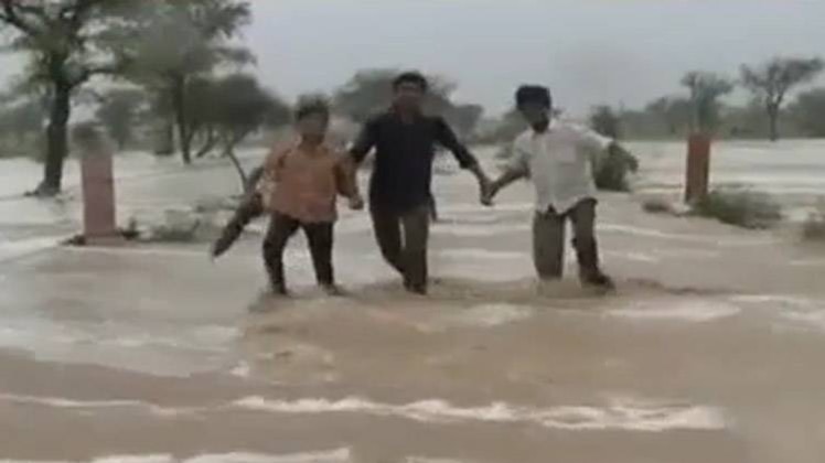 प्रलयकारी बाढ़ से बर्बाद राजस्थान!