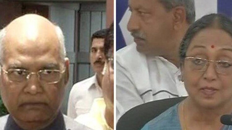 रामनाथ कोविंद और मीरा कुमार