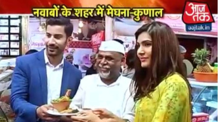 Meghna and Kunal in Lucknow