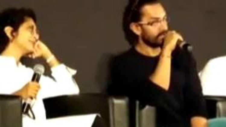 आमिर खान वाइफ किरण राव के साथ