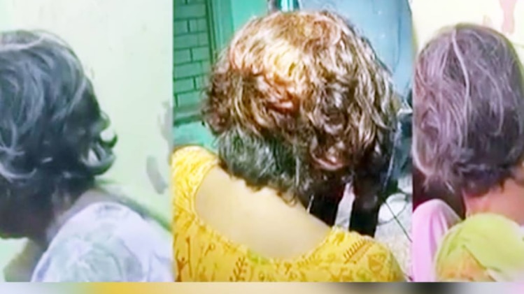 महिलाओं के कटे बाल