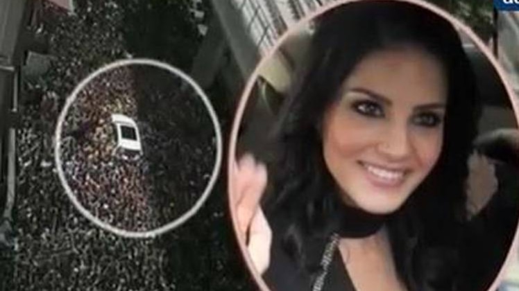 सोशल मीडिया पर वायरल सनी लियोनी का केरल दौरा