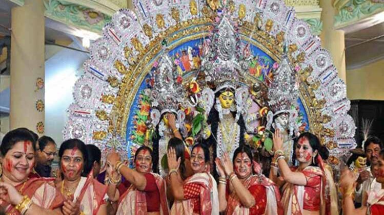 दुर्गा पंडाल.