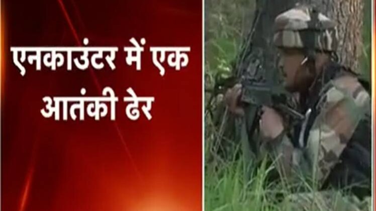 कुलगाम में एक आतंकी ढेर