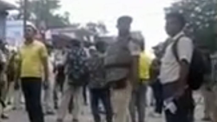 समस्तीपुर में हंगामा