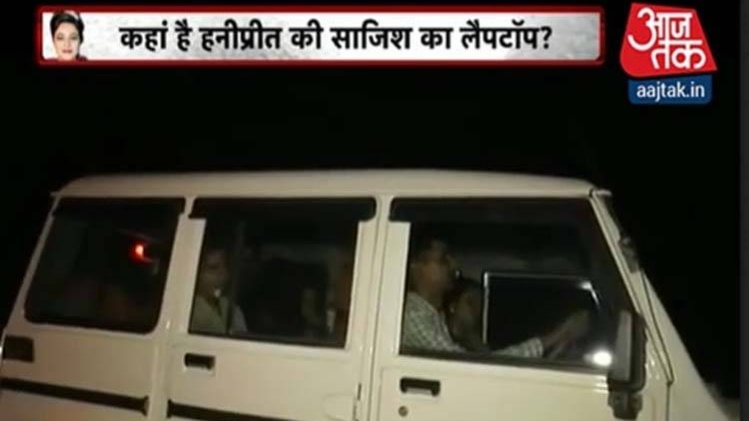 हनीप्रीत को लेकर गुरुसर मोडिया जा पहुंची पुलिस