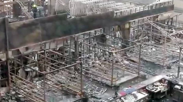 कमला मिल में लगी भीषण आग