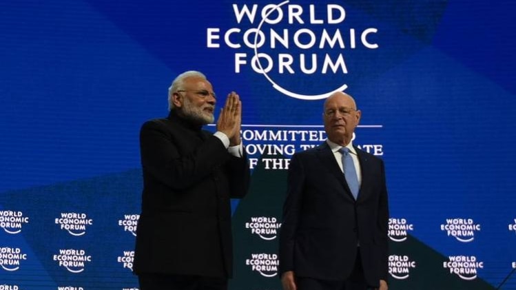 दावोस में मोदी
