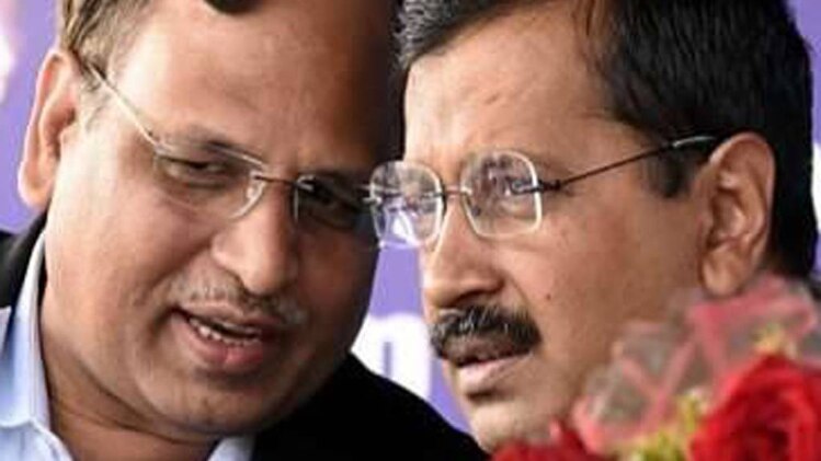 सतेंद्र जैन और अरविंद केजरीवाल