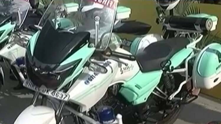 क्या आपने देखी मैक्स अस्पताल की बाइक 'एंबुलेंस'