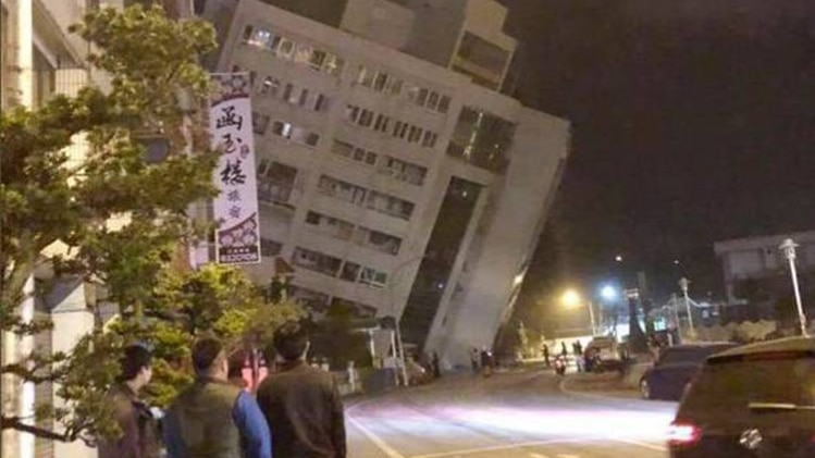 ताइवान में मंगलवार आधी रात को भूकंप के जोरदार झटके महसूस किए गए