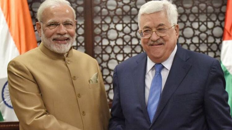 मोदी की फिलीस्तीन यात्रा