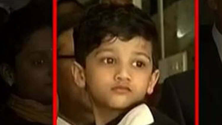 बचाया गया मासूम