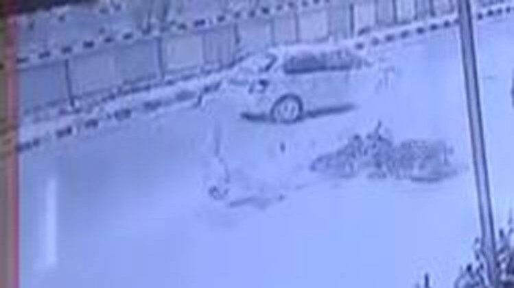 राजस्थान के सिरोही में सड़क पर दिखा चमत्कार!!