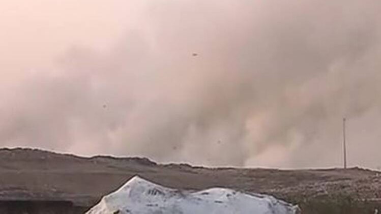 देवनार डंपिंग ग्राउंड में आग