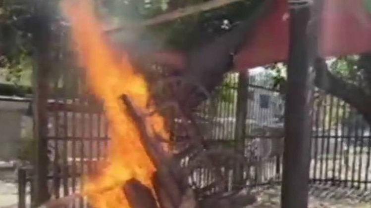 राजस्थान में दो दलित नेताओं के घर फूंके