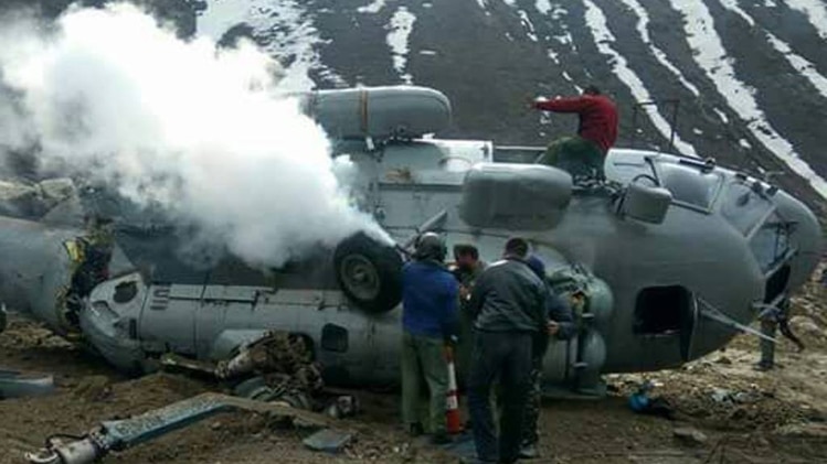 M-17 हेलीकॉप्टर क्रैश हुआ