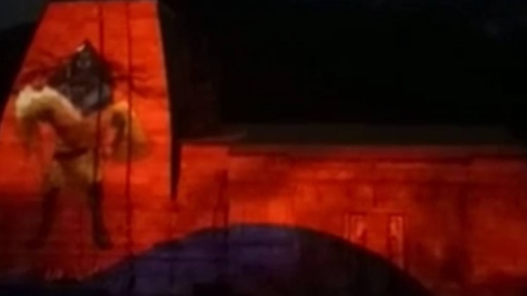 केदारनाथ में लेजर शो