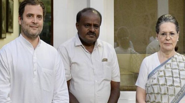 कर्नाटक की कैबिनेट पर कांग्रेस-जेडीएस का मंथन