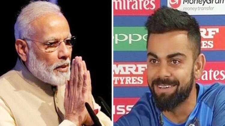 पीएम मोदी और विराट कोहली