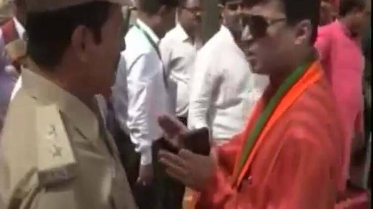 बीजेपी विधायक ने SP से की बदसलूकी, वीडियो वायरल