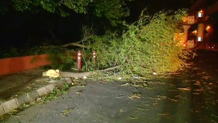 दिल्ली-NCR में तूफान ने मचाई तबाही