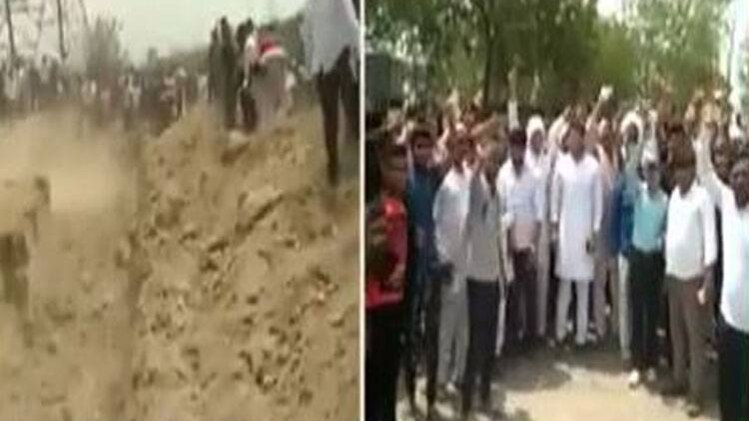 नोएडा में डंपिंग यार्ड पर छिड़ गया दंगल