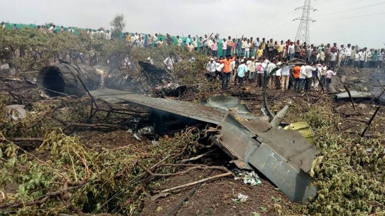 लड़ाकू विमान सुखोई-30 MKI क्रैश हुआ