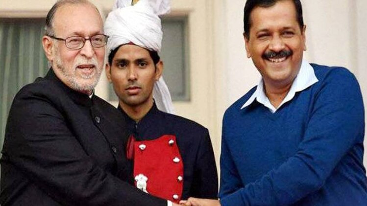 अनिल बैजल और अरविंद केजरीवाल