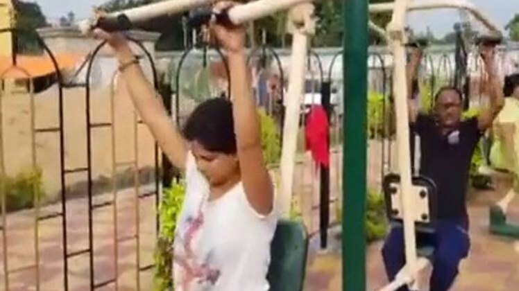 कोलकाता में तृणमूल नेता ने खोला ओपन एयर जिम