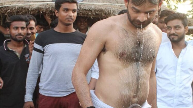 लालू यादव के रंग में बेटा तेज प्रताप!