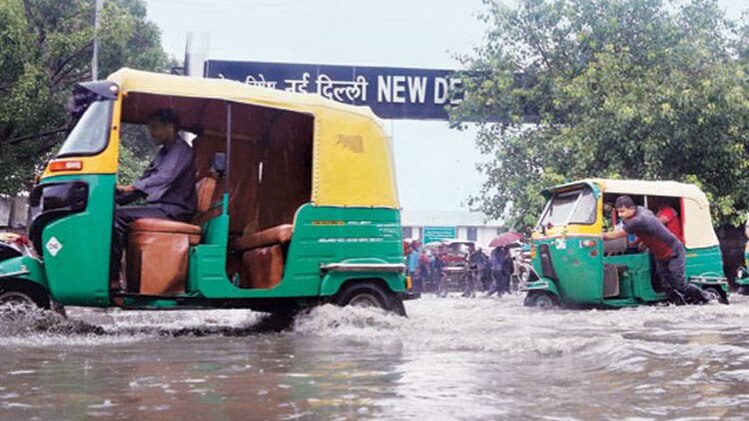 दिल्ली में 'आफत की बारिश'