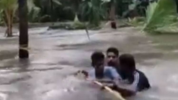 नौसेना बचाव दल की जांबाजी का वीडियो