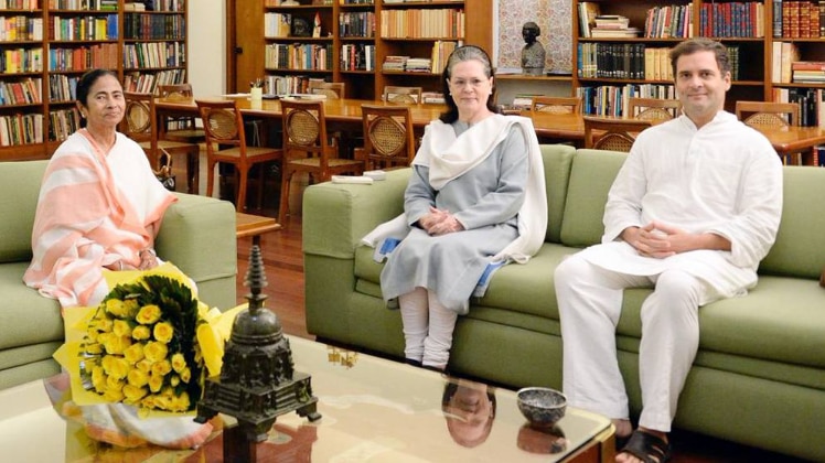 ममता बनर्जी ने राहुल और  सोनिया गांधी से की मुलाकात