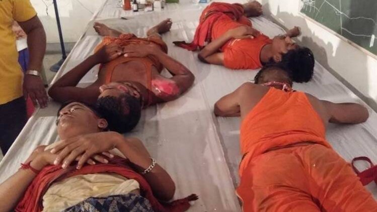 गरीबनाथ मंदिर में मची भगदड़