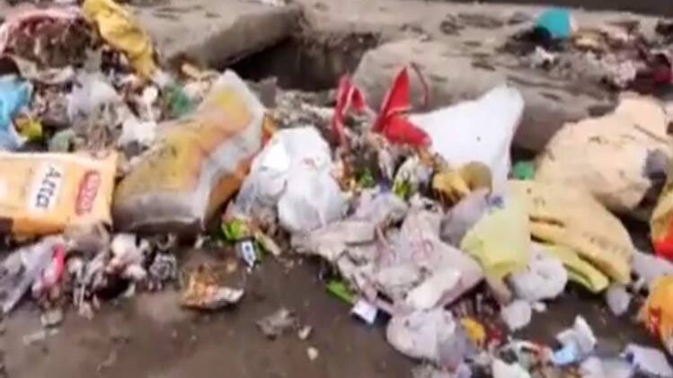 दिल्ली: हड़ताल पर MCD कर्मचारी, जगह-जगह लगा कूड़े का ढेर