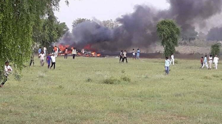 जोधपुर में सेना का विमान जलकर हुआ खाक, पायलट सुरक्षित