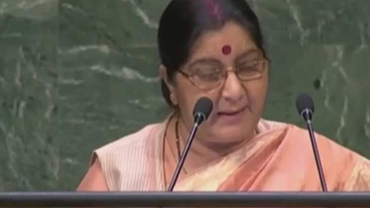 UN के मंच से पाकिस्तान पर 'सर्जिकल स्ट्राइक'