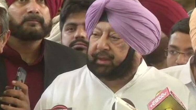 पंजाब के मुख्यमंत्री कैप्टन अमरिंदर सिंह (फोटो- ANI)