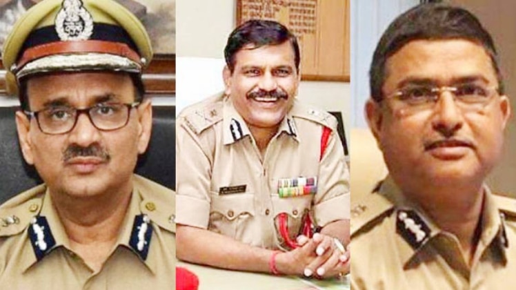 आलोक वर्मा, नागेश्वर राव, राकेश अस्थाना (बाएं से)