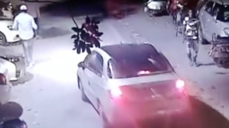 तैमूर नगर इलाके में हत्या की वारदात का CCTV वीडियो सामने आया